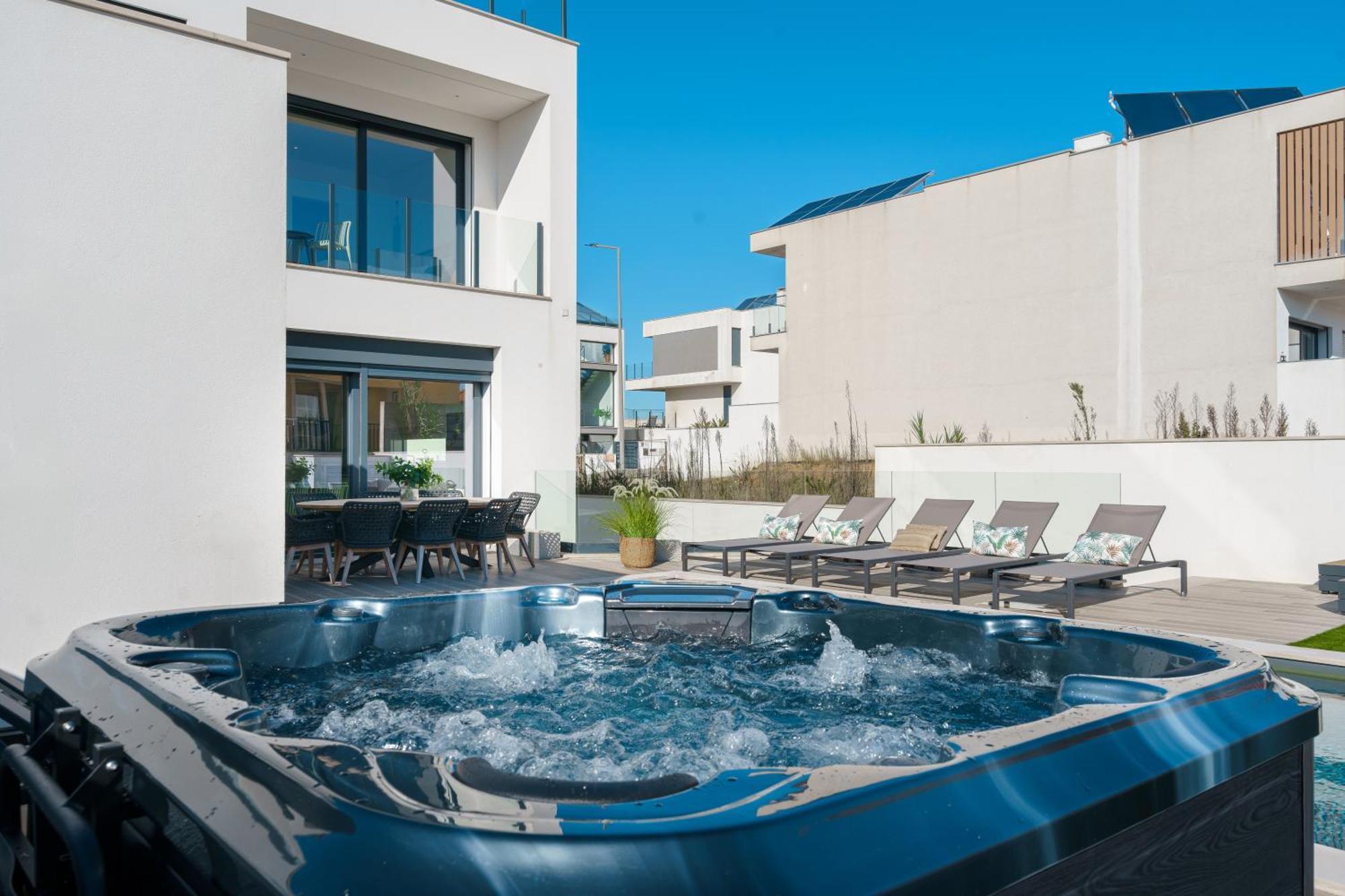 Paradise Villa, Luxury Villa Near The Beach Ribamar  Esterno foto