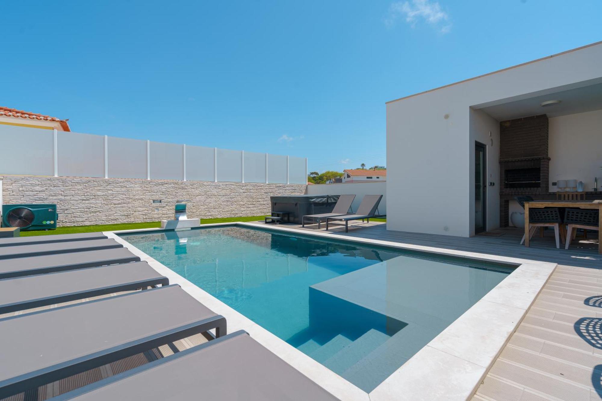 Paradise Villa, Luxury Villa Near The Beach Ribamar  Esterno foto