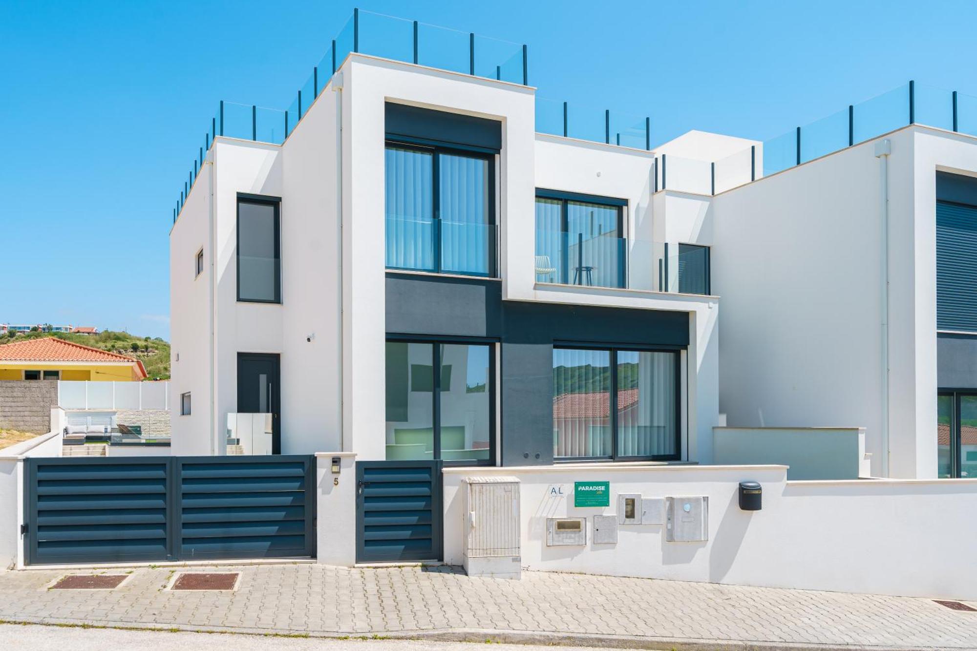 Paradise Villa, Luxury Villa Near The Beach Ribamar  Esterno foto